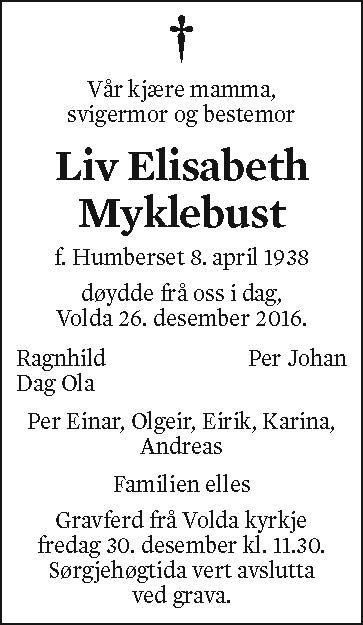 Liv Elisabeth Myklebust