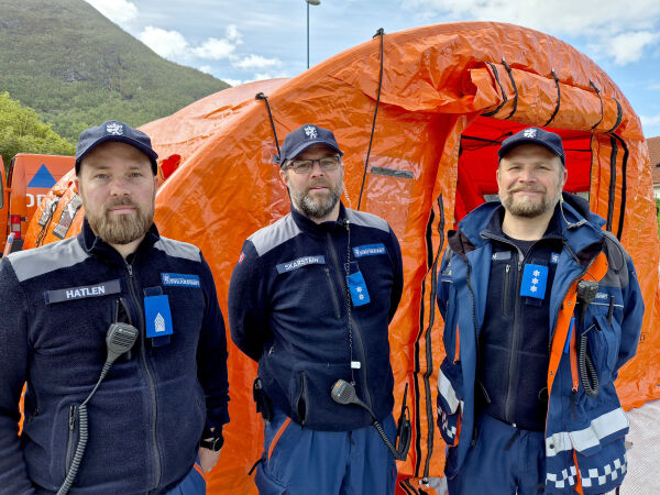 Sivilforsvarsøving i Volda
