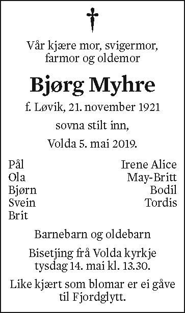 Bjørg Myhre