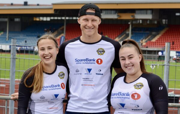 To medaljar til Ørsta IL under junior-NM i friidrett