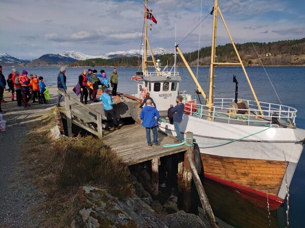 På overnattingstur til Yksnøya