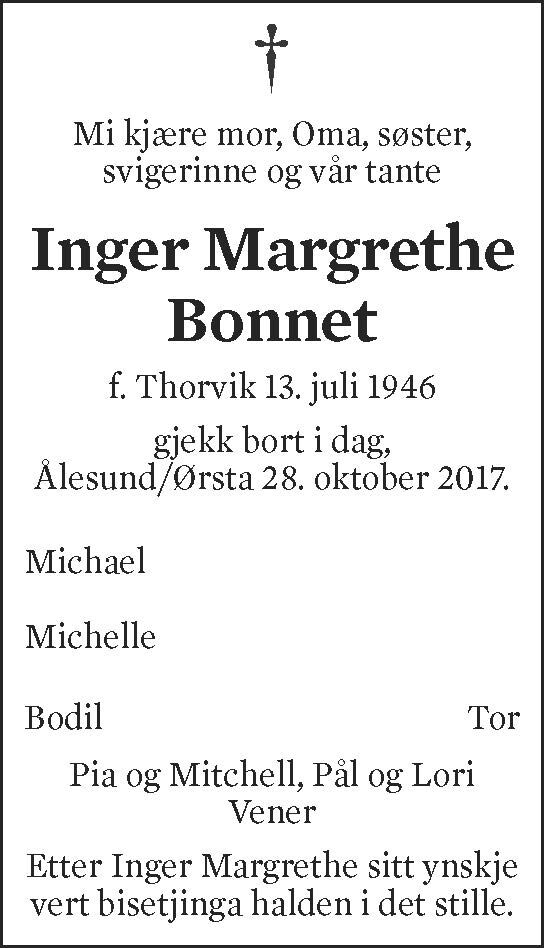 Inger Margrethe Bonnet