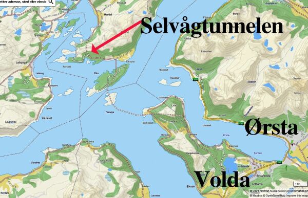 Brannøving i Selvågtunnelen måndag