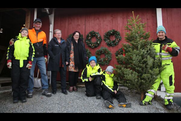 Vaktskifte hos juletreprodusenten