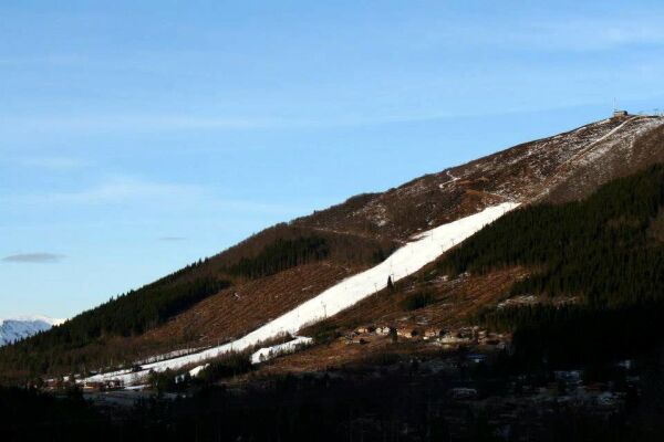 Snøskred på Bondalseidet