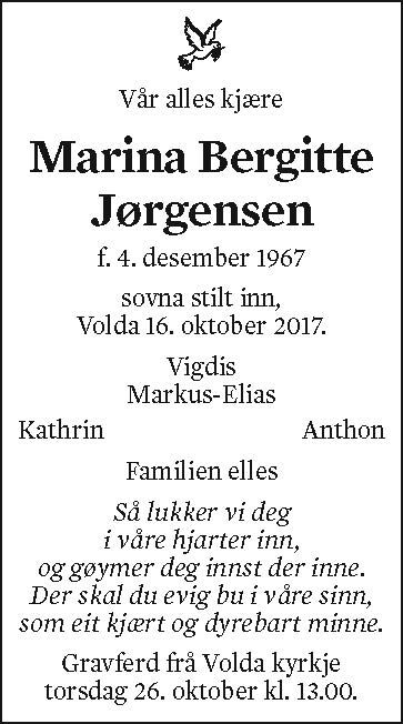 Marina Bergitte Jørgensen