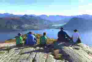 Endeleg fjelldag for heile skulen