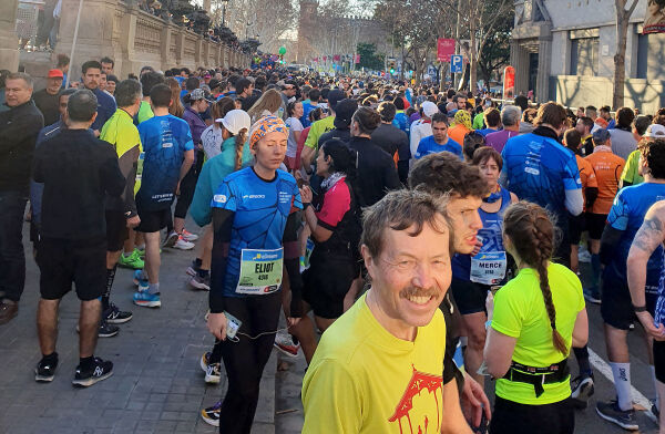 Sprang halvmaraton nr. 100 i Barcelona