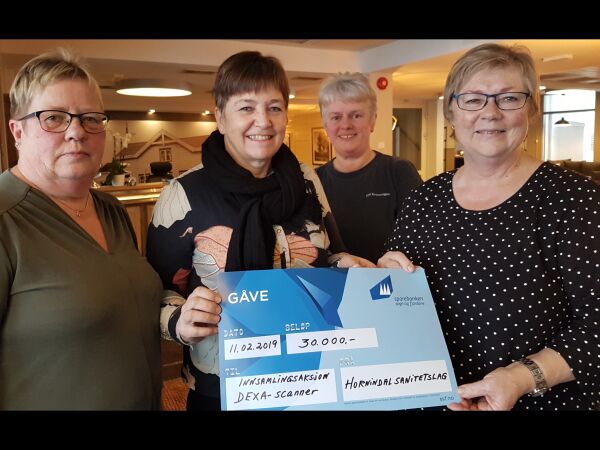 Gjev 30.000 kroner til innsamlingsaksjonen