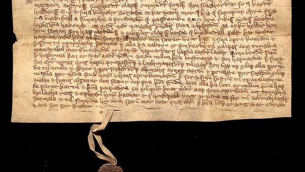 650 år gamalt historisk dokument på heimvisitt