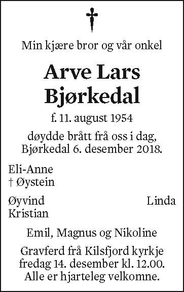 Arve Lars Bjørkedal