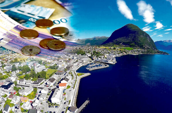 Volda set pengar «på bok»