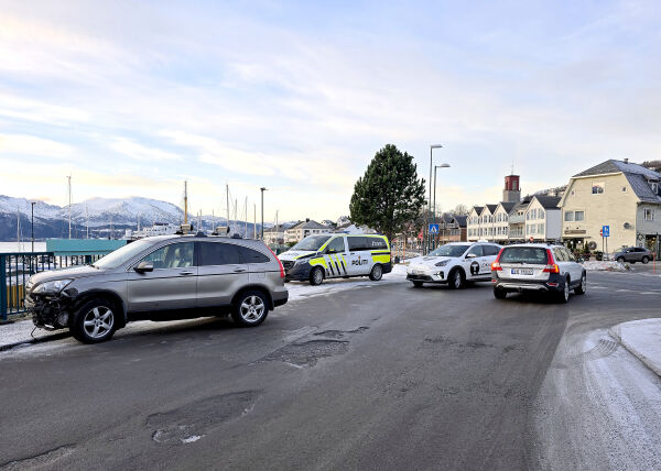 Trafikkulukke i Volda sentrum