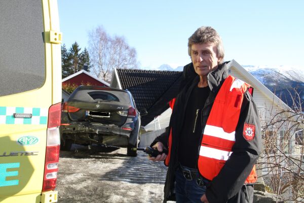 Trafikkuhell i Røyslidvegen