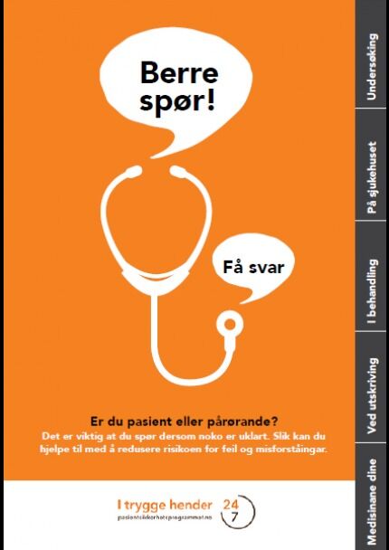 «Berre spør»